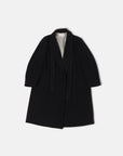 SHAWL GOWN COAT BLACK