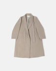 SHAWL GOWN COAT BEIGE