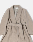 SHAWL GOWN COAT BEIGE