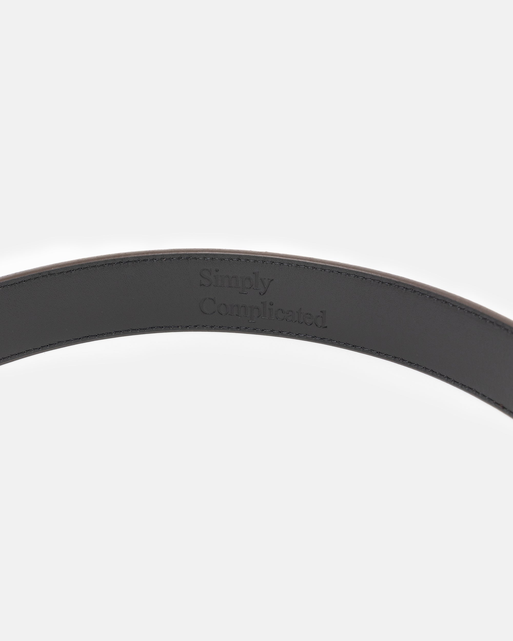 CONTRAST BELT CHOCOLATE
