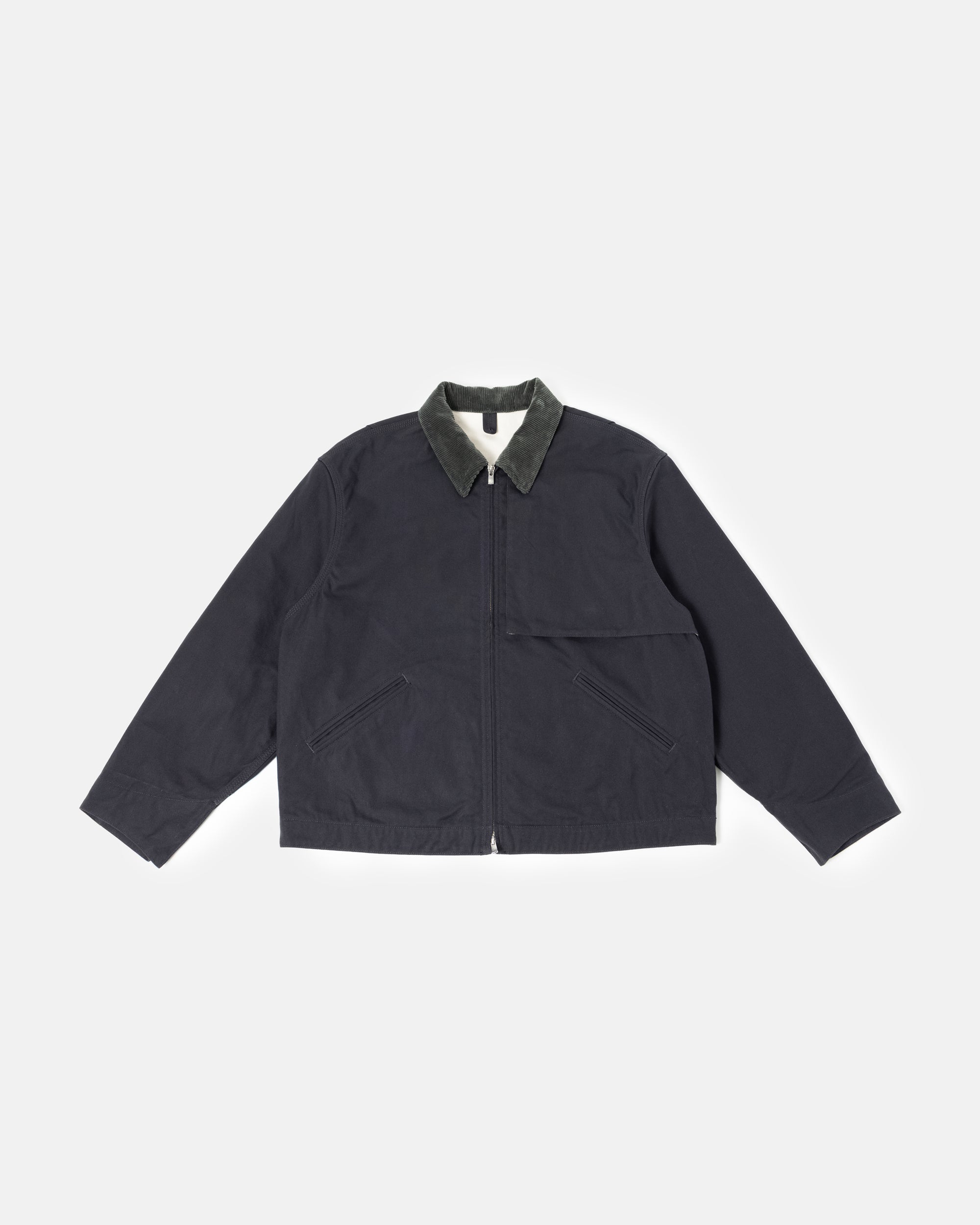 CORD COLLAR WORK JACKET ULTRAMARINE (EXCLUSIVE)