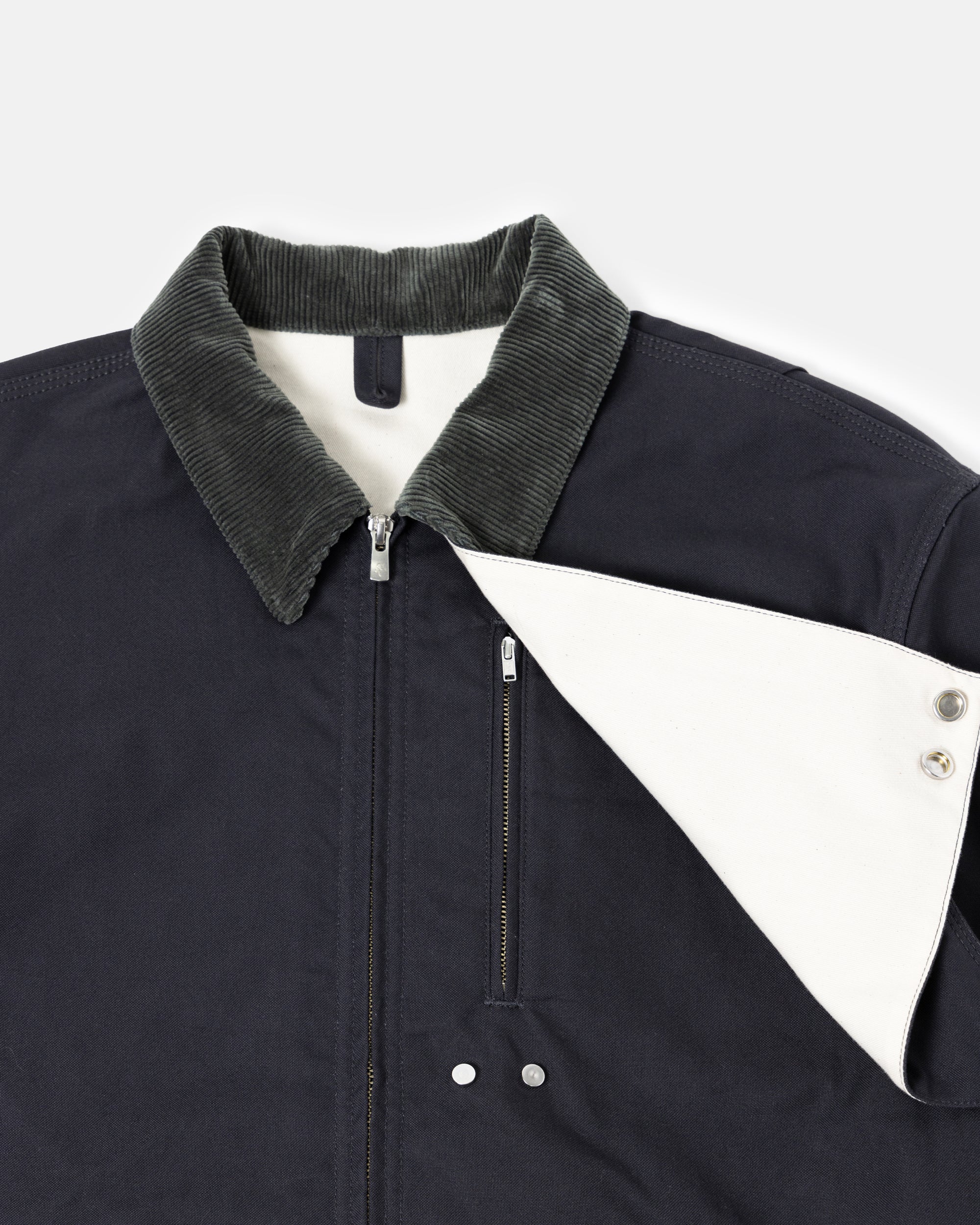 CORD COLLAR WORK JACKET ULTRAMARINE (EXCLUSIVE)