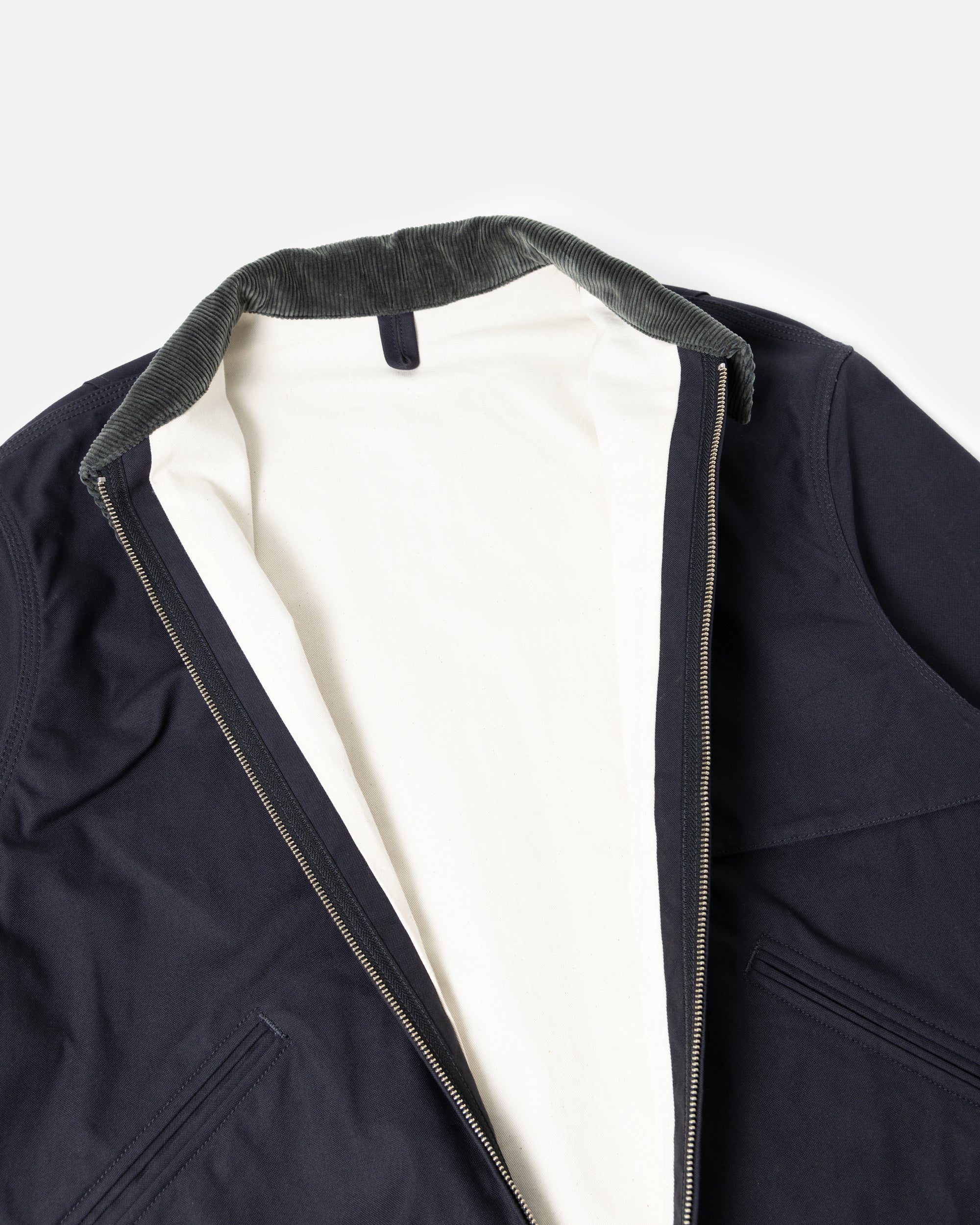 CORD COLLAR WORK JACKET ULTRAMARINE (EXCLUSIVE)