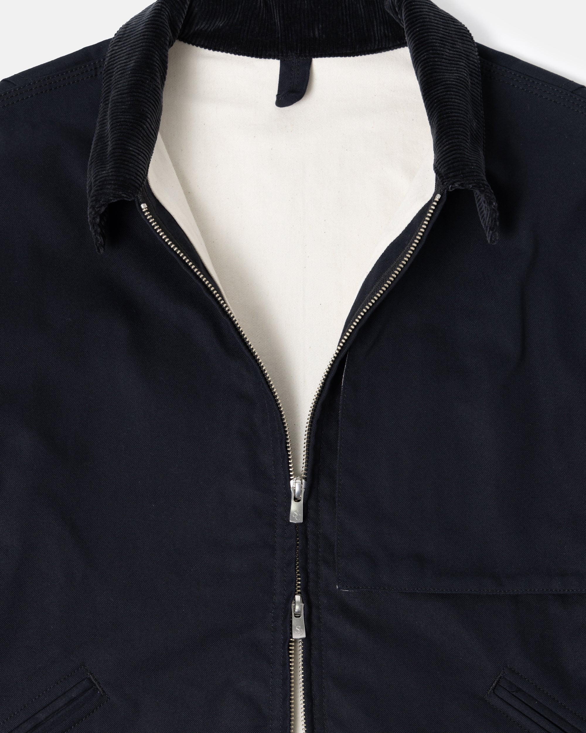 CORD COLLAR WORK JACKET OBSIDIAN