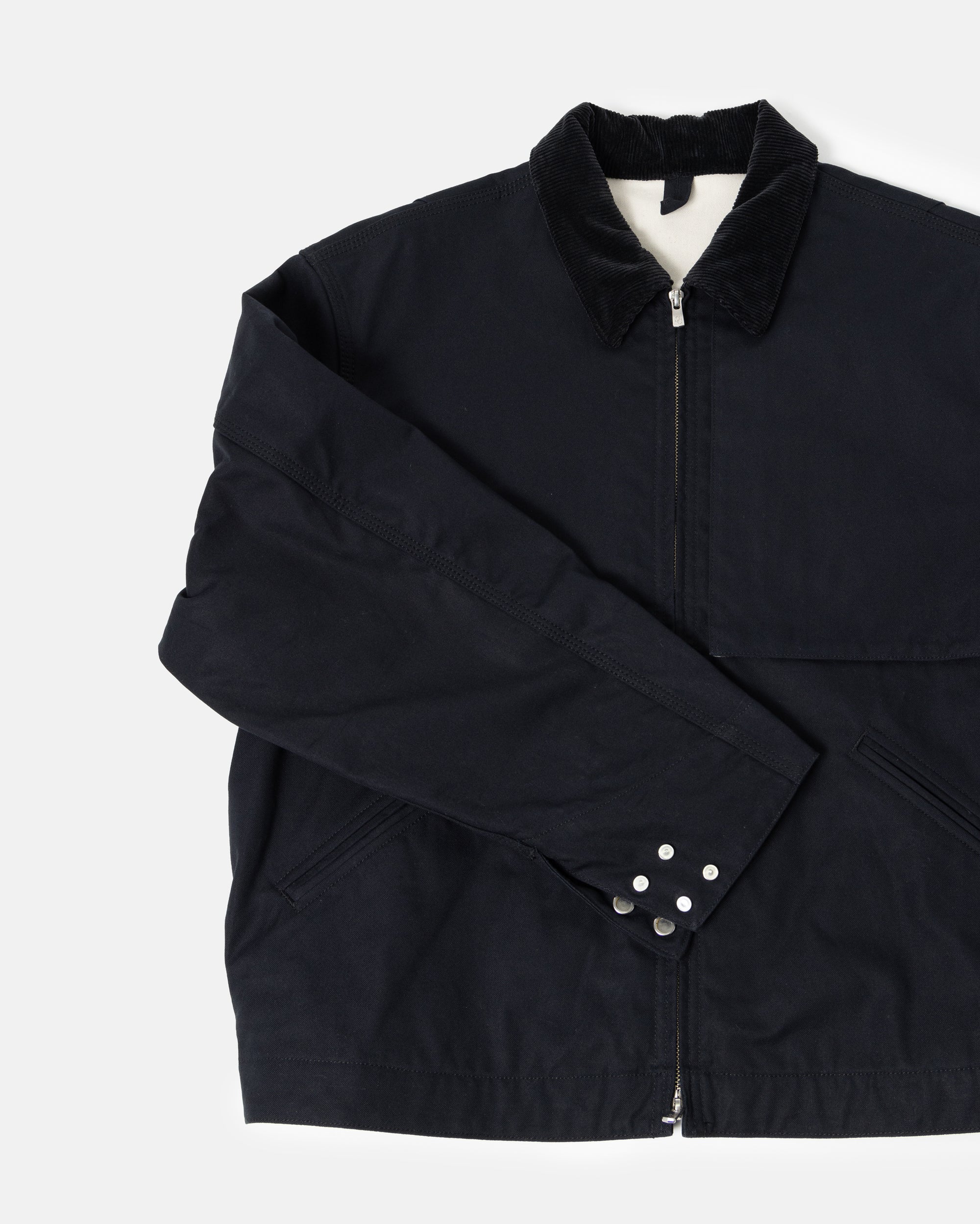 CORD COLLAR WORK JACKET OBSIDIAN
