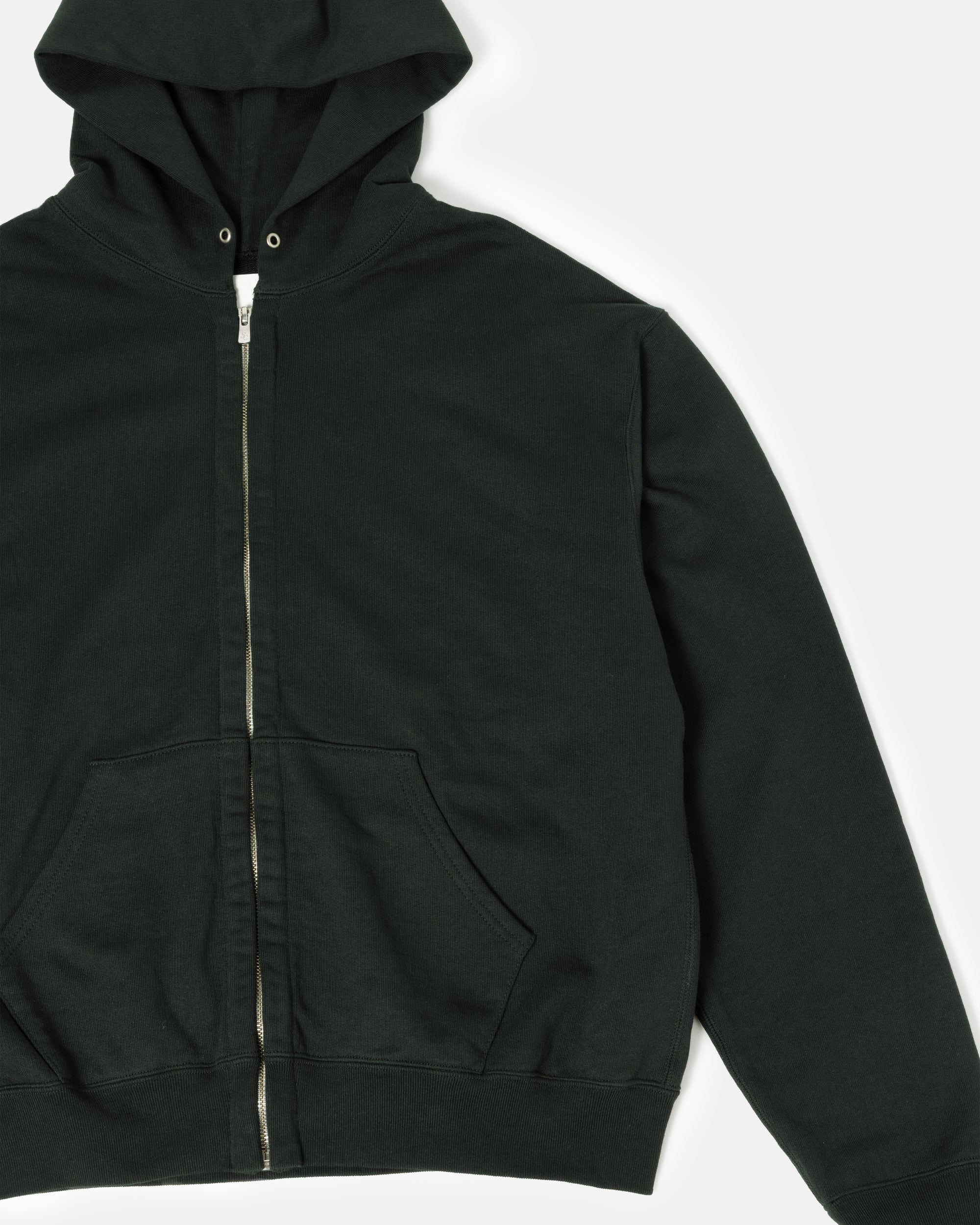 CORE ZIP-UP HOODIE AUTHENTIC BLACK DYED