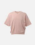 SPLIT S/S KNIT TEE LT.PINK