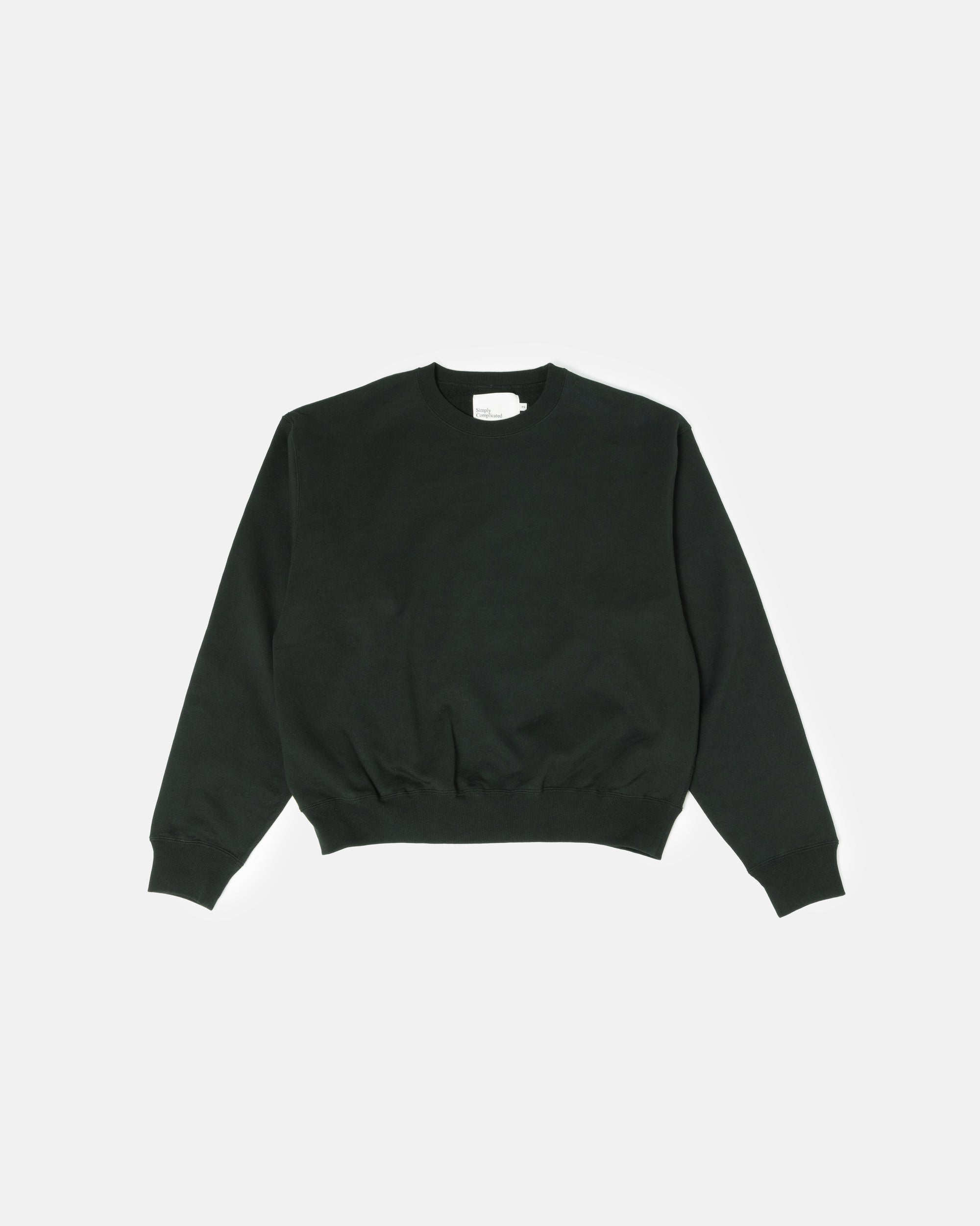CORE CREWNECK AUTHENTIC BLACK DYED