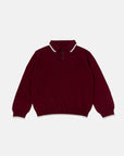 EDGE LINE KNIT POLO BORDEAUX
