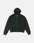 CORE ZIP-UP HOODIE AUTHENTIC BLACK DYED