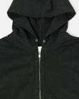 CORE ZIP-UP HOODIE AUTHENTIC BLACK DYED