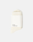 ORGANIC COTTON LOOSE RIB SOCKS OFF WHITE