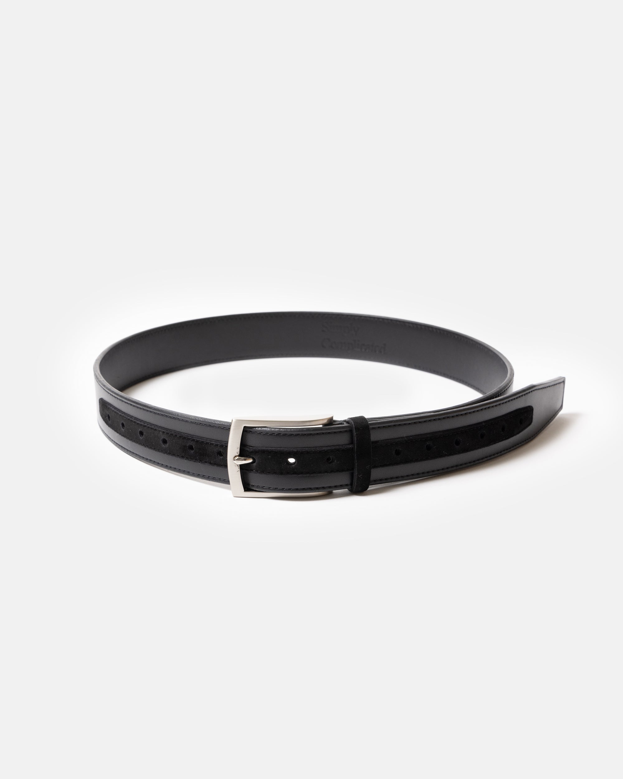 CONTRAST BELT BLACK