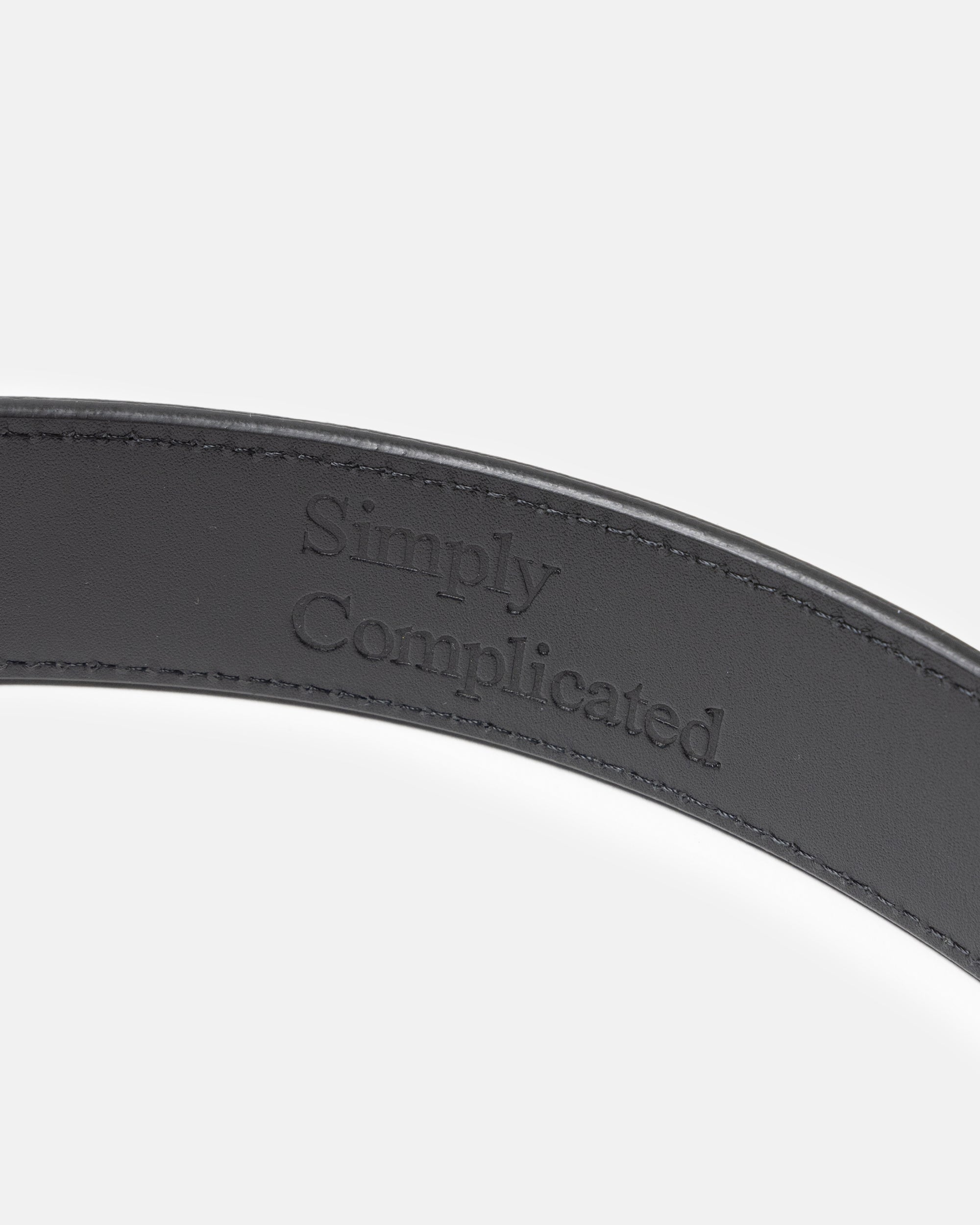 CONTRAST BELT BLACK