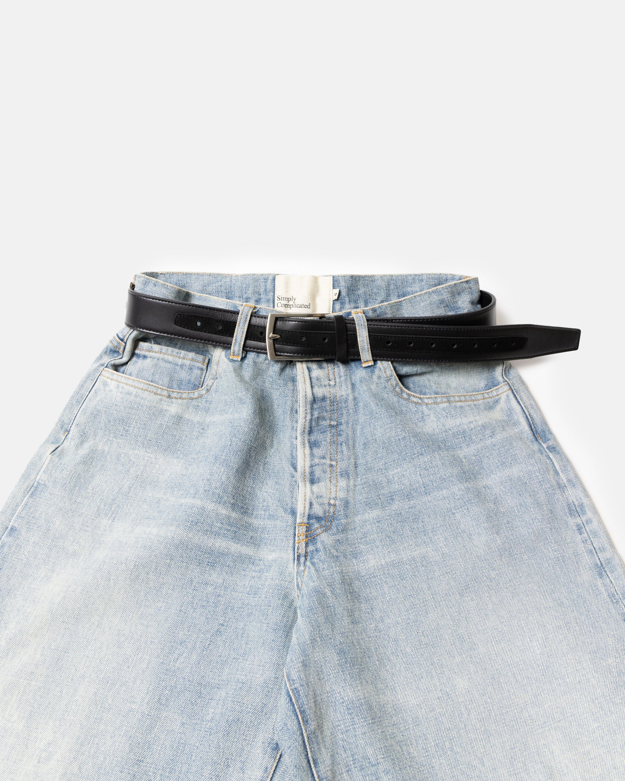 CONTRAST BELT BLACK