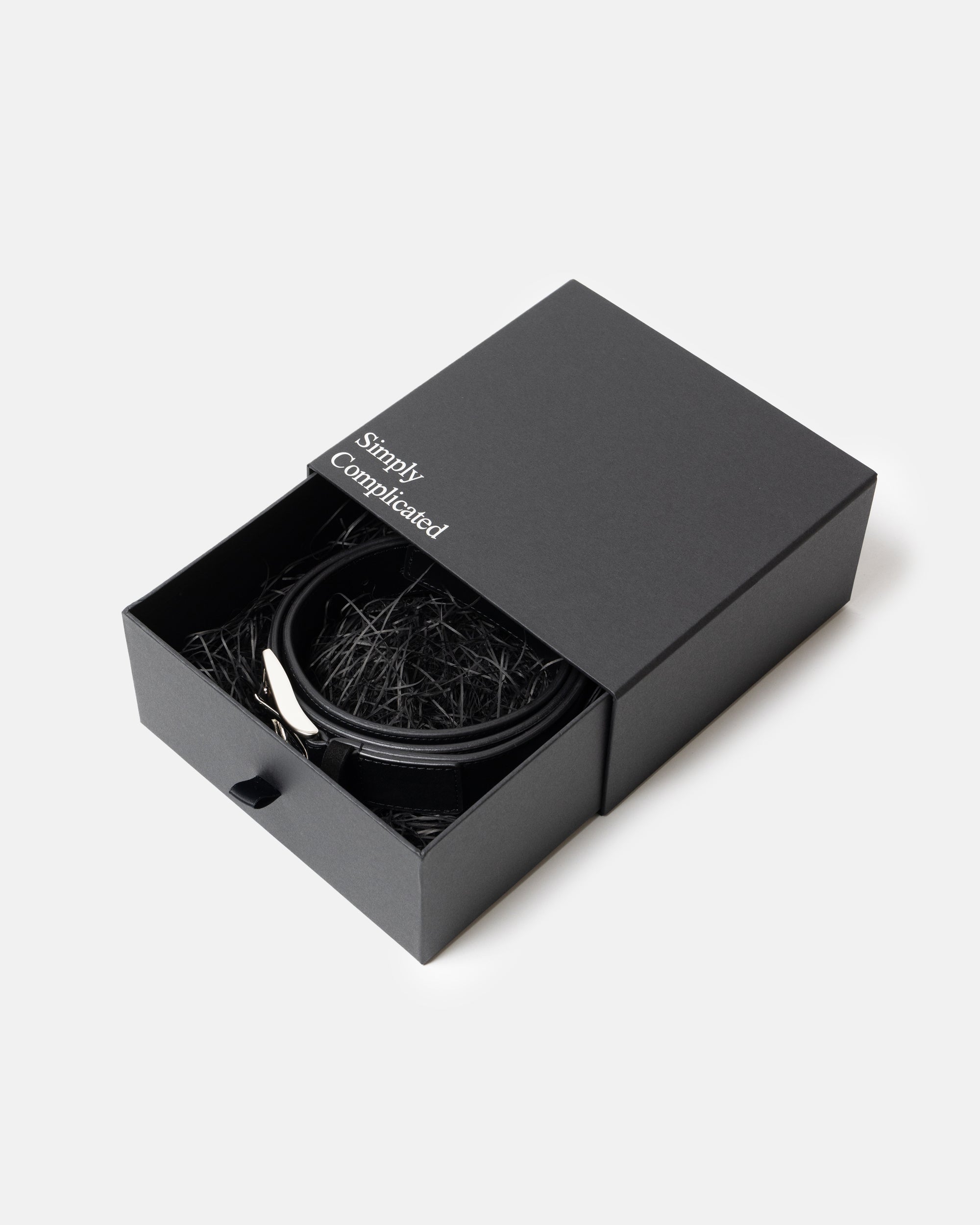 CONTRAST BELT BLACK