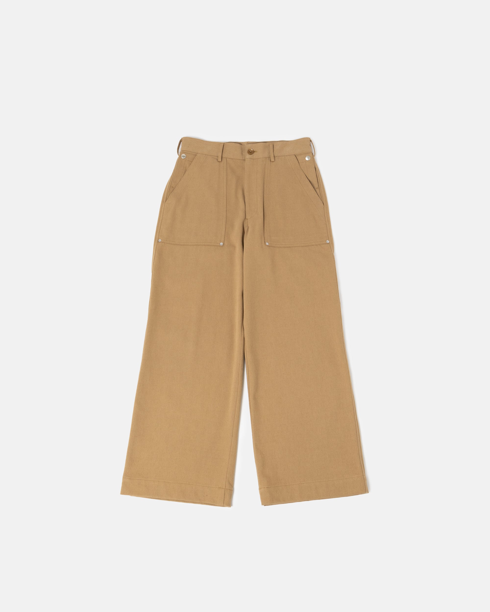 TWILL C/W BAKER PANTS BEIGE