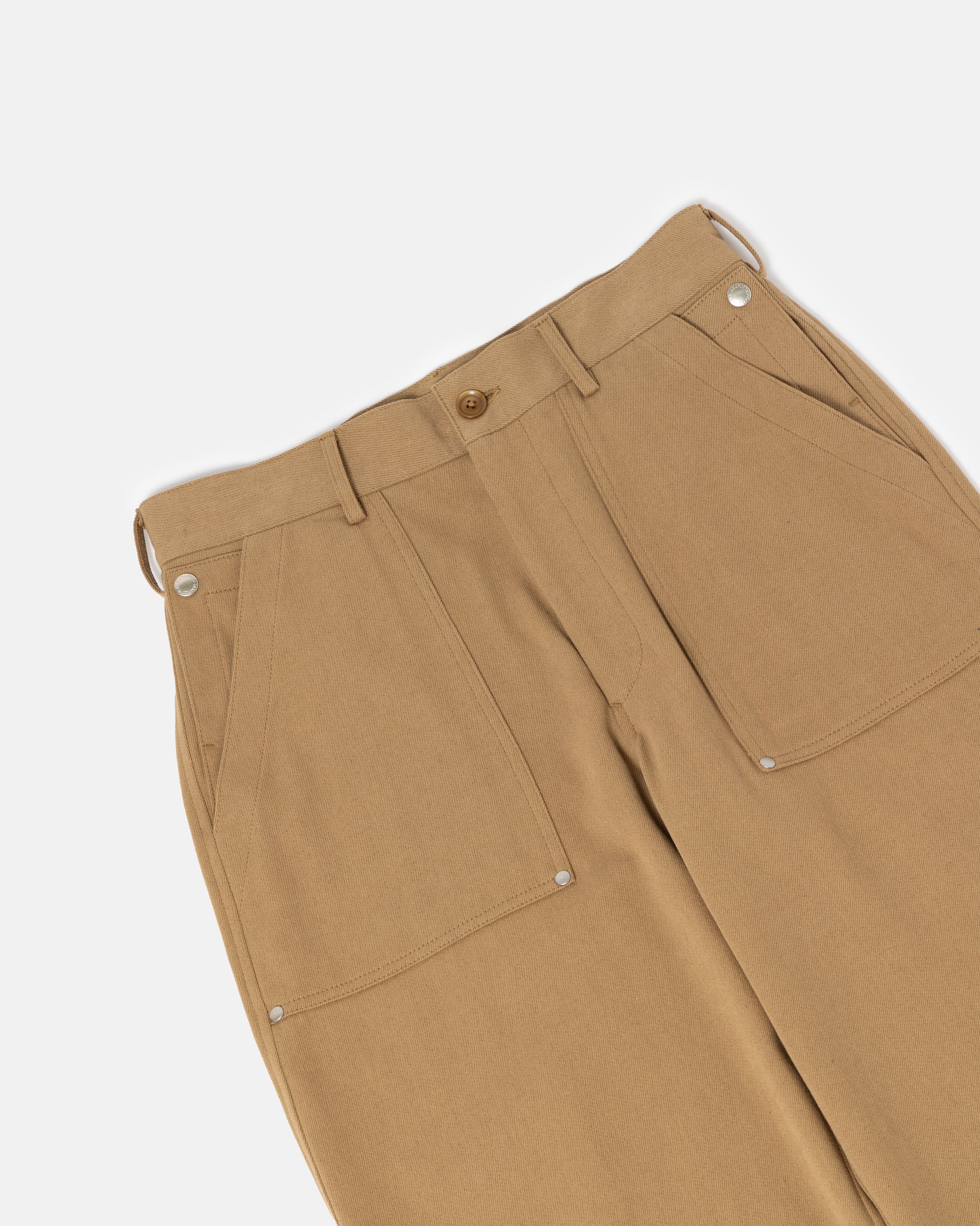 TWILL C/W BAKER PANTS BEIGE