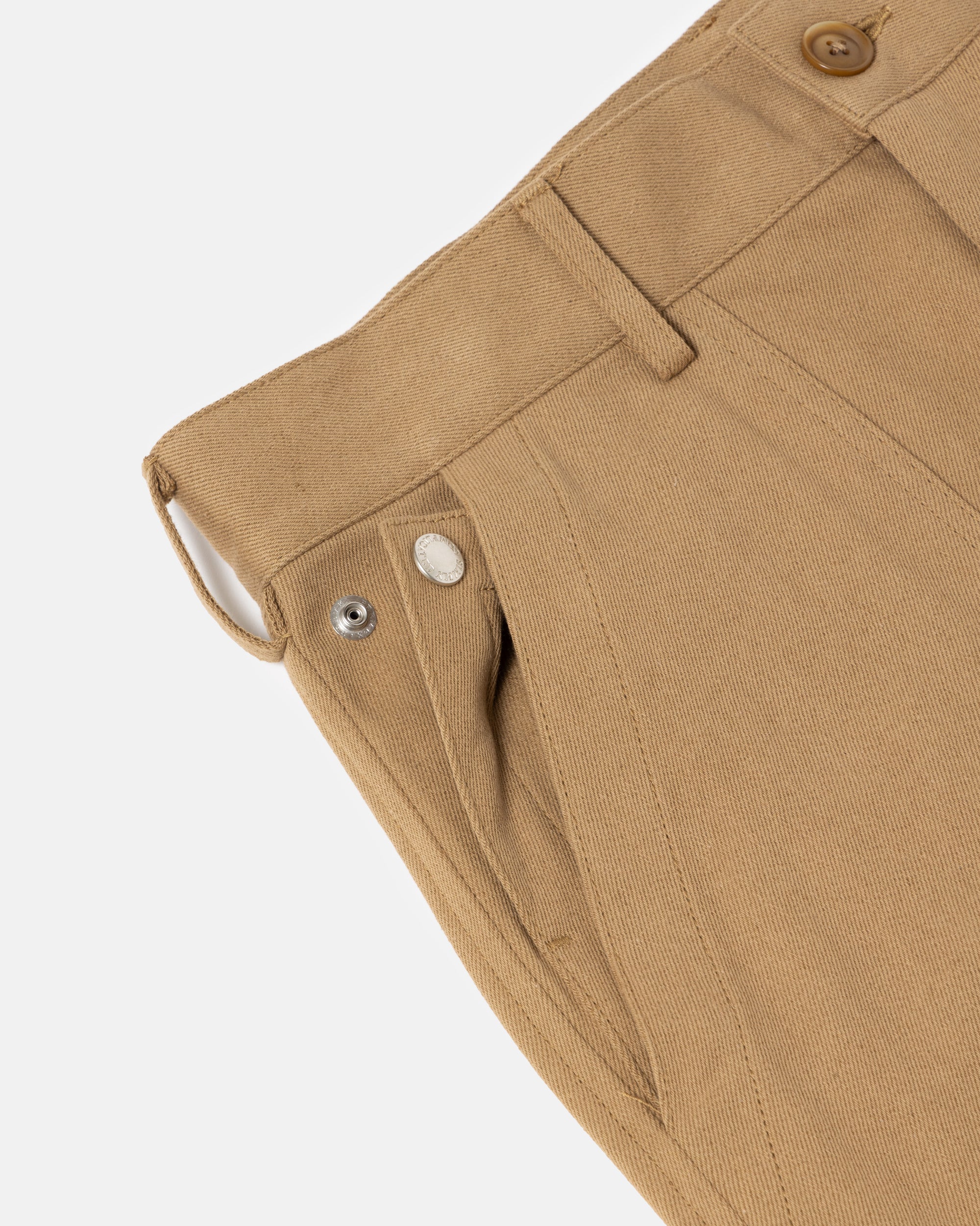 TWILL C/W BAKER PANTS BEIGE