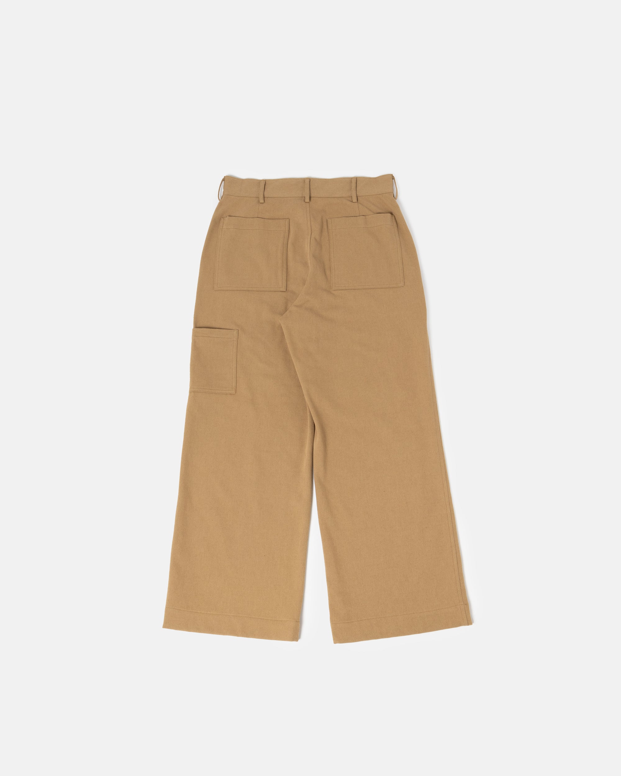 TWILL C/W BAKER PANTS BEIGE