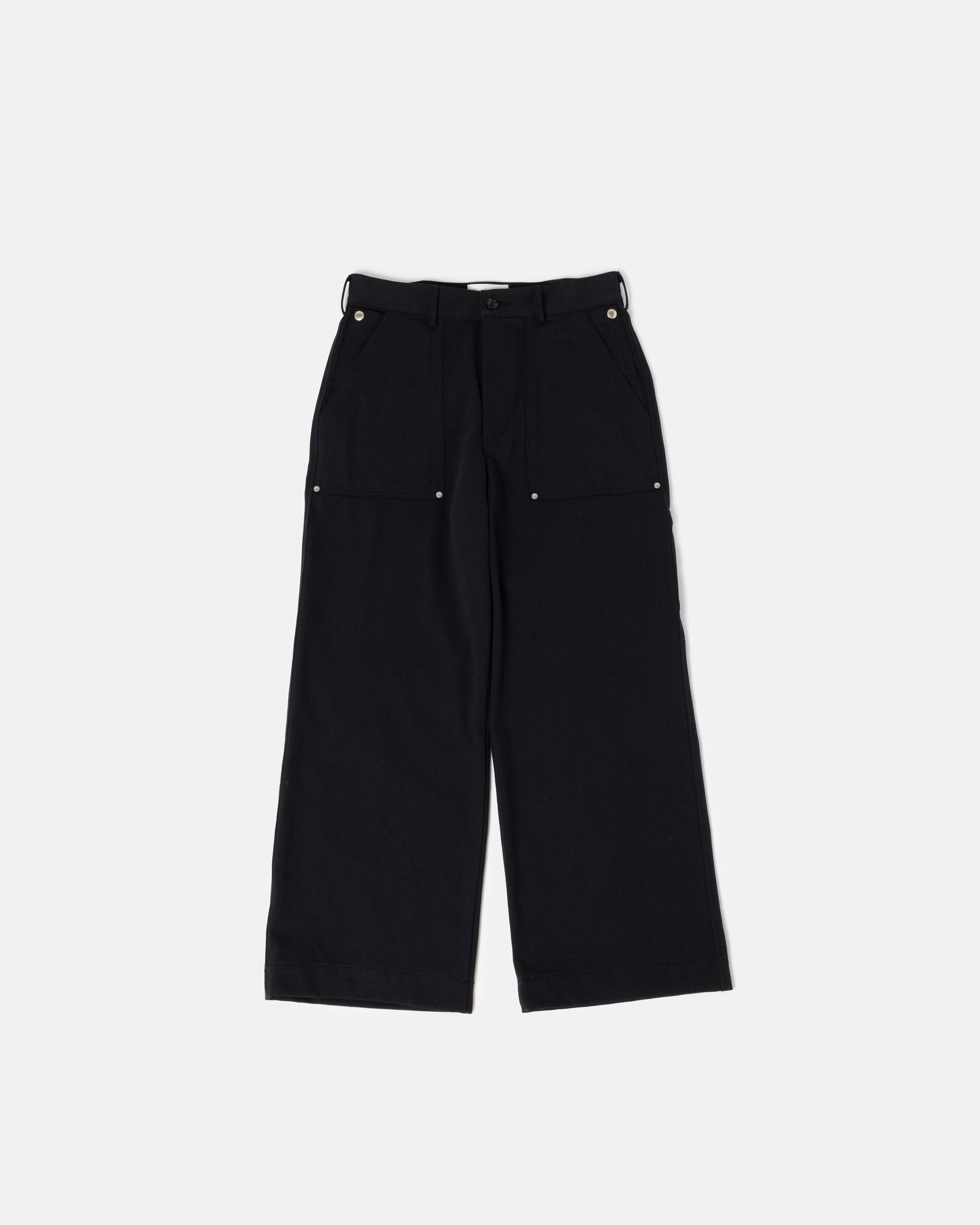 TWILL C/W BAKER PANTS BLACK