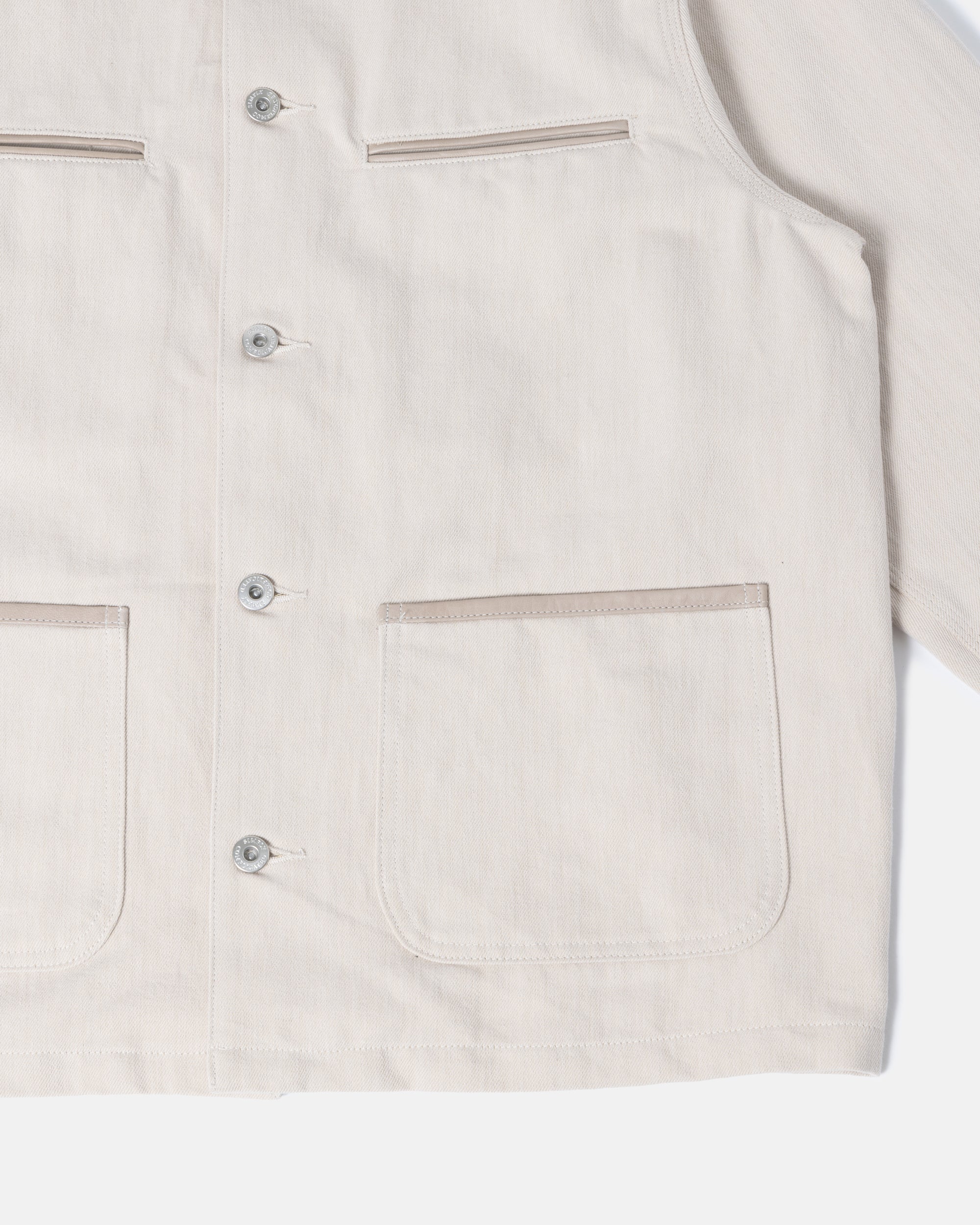 WASHI ENGINEER SHIRT JACKET CREAM