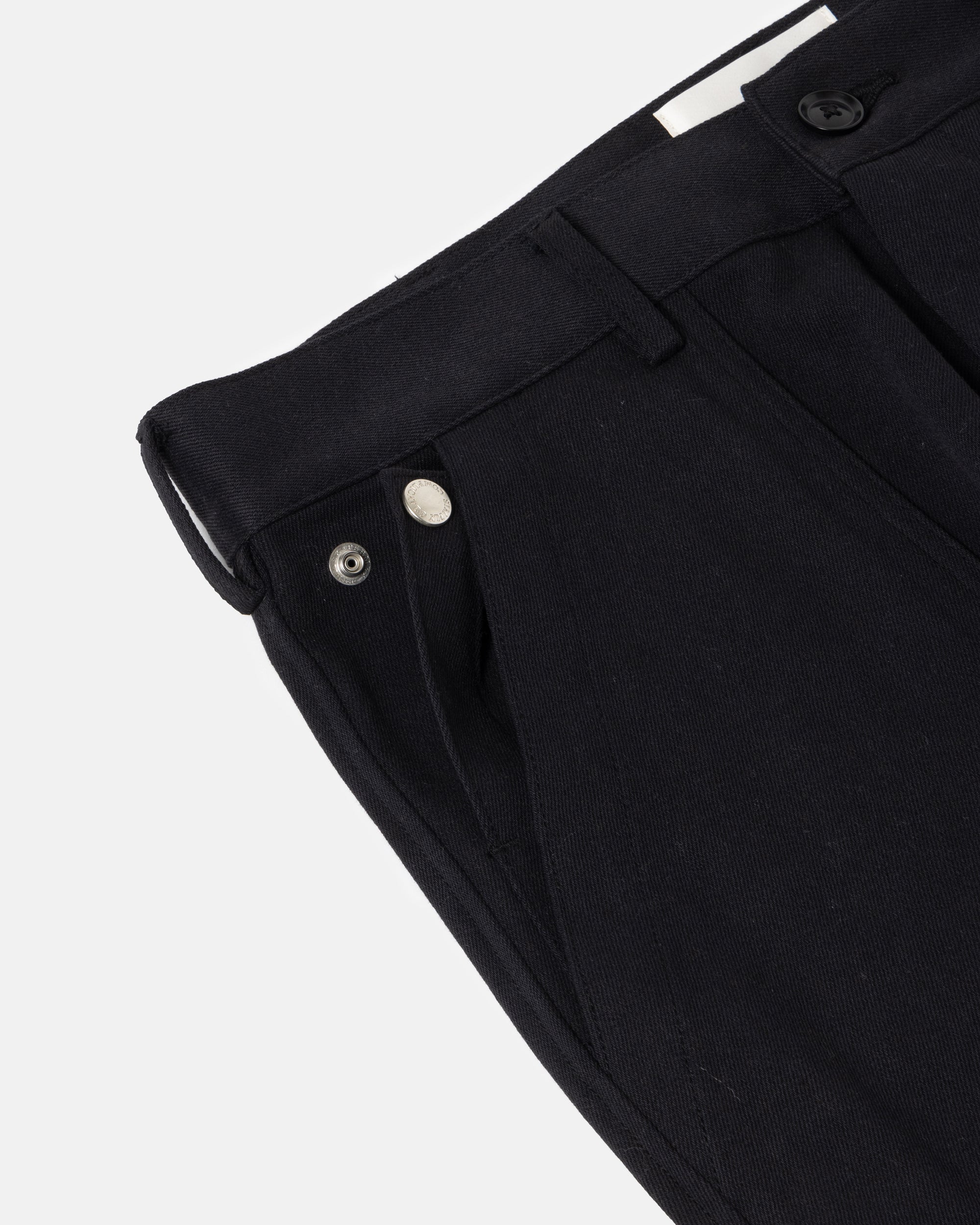 TWILL C/W BAKER PANTS BLACK