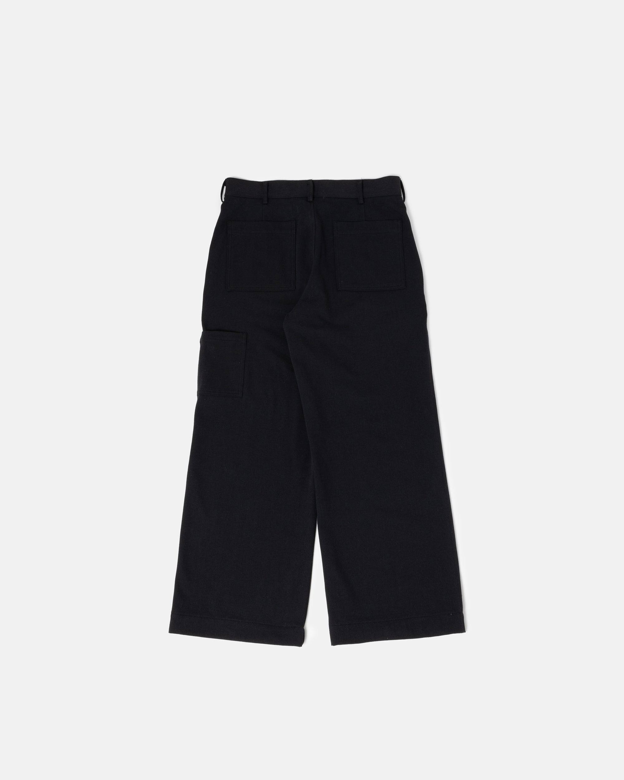 TWILL C/W BAKER PANTS BLACK
