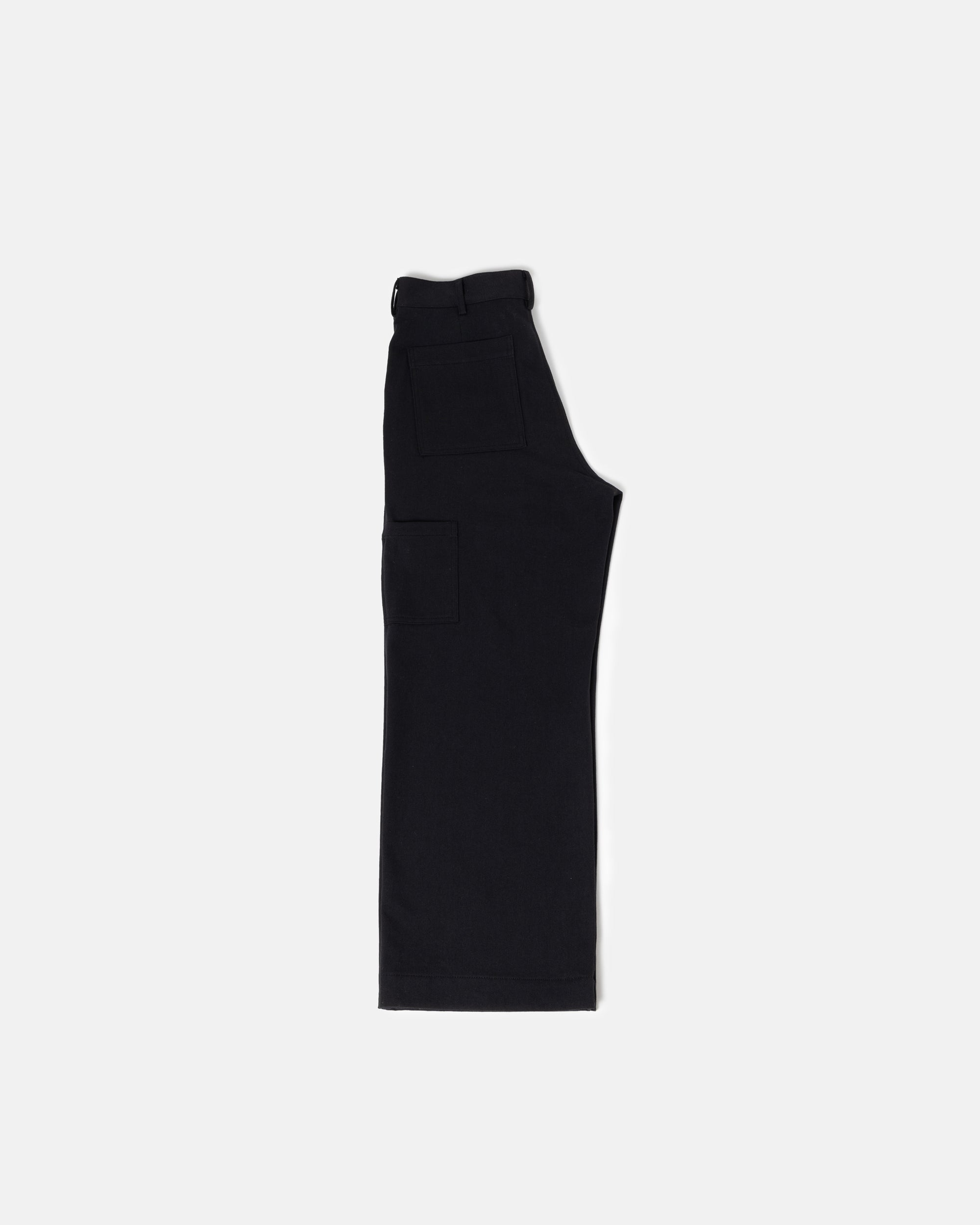 TWILL C/W BAKER PANTS BLACK