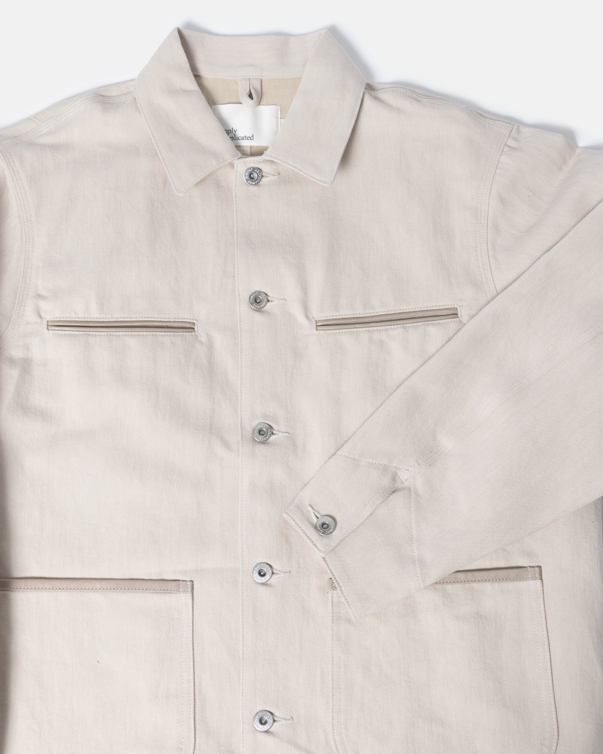 WASHI ENGINEER SHIRT JACKET CREAM