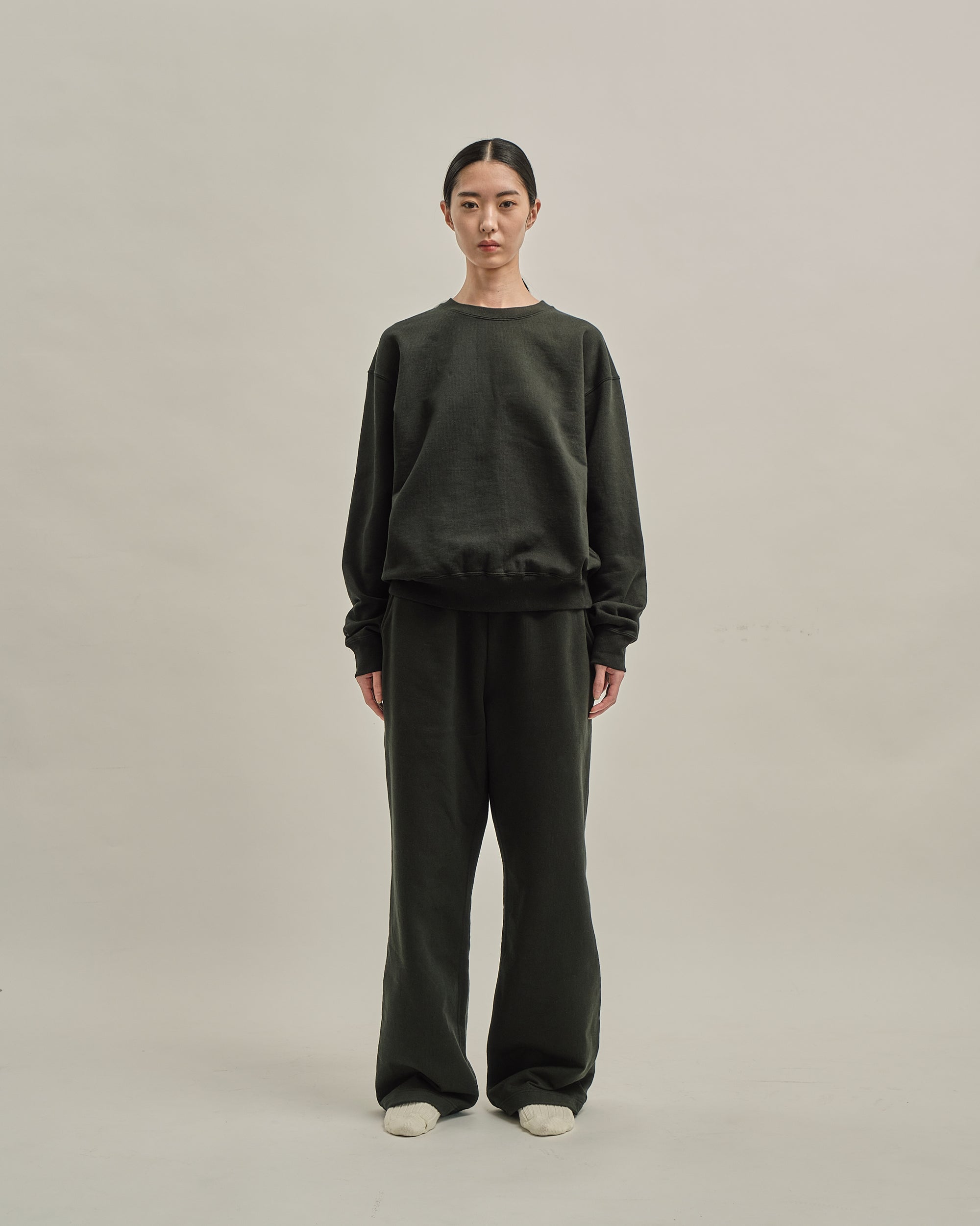 CORE CREWNECK AUTHENTIC BLACK DYED