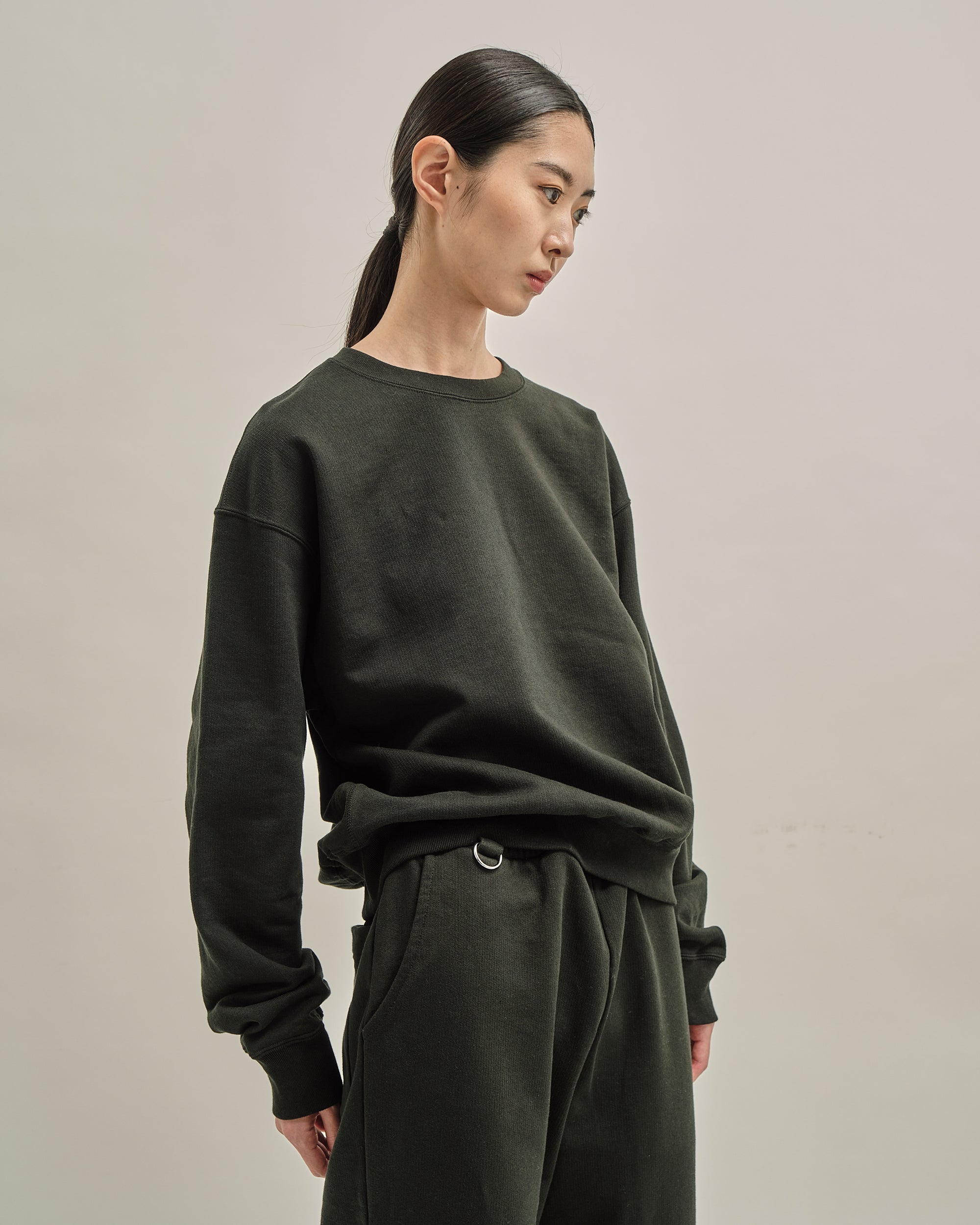 CORE CREWNECK AUTHENTIC BLACK DYED