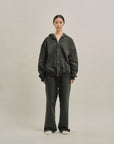 CORE ZIP-UP HOODIE AUTHENTIC BLACK DYED