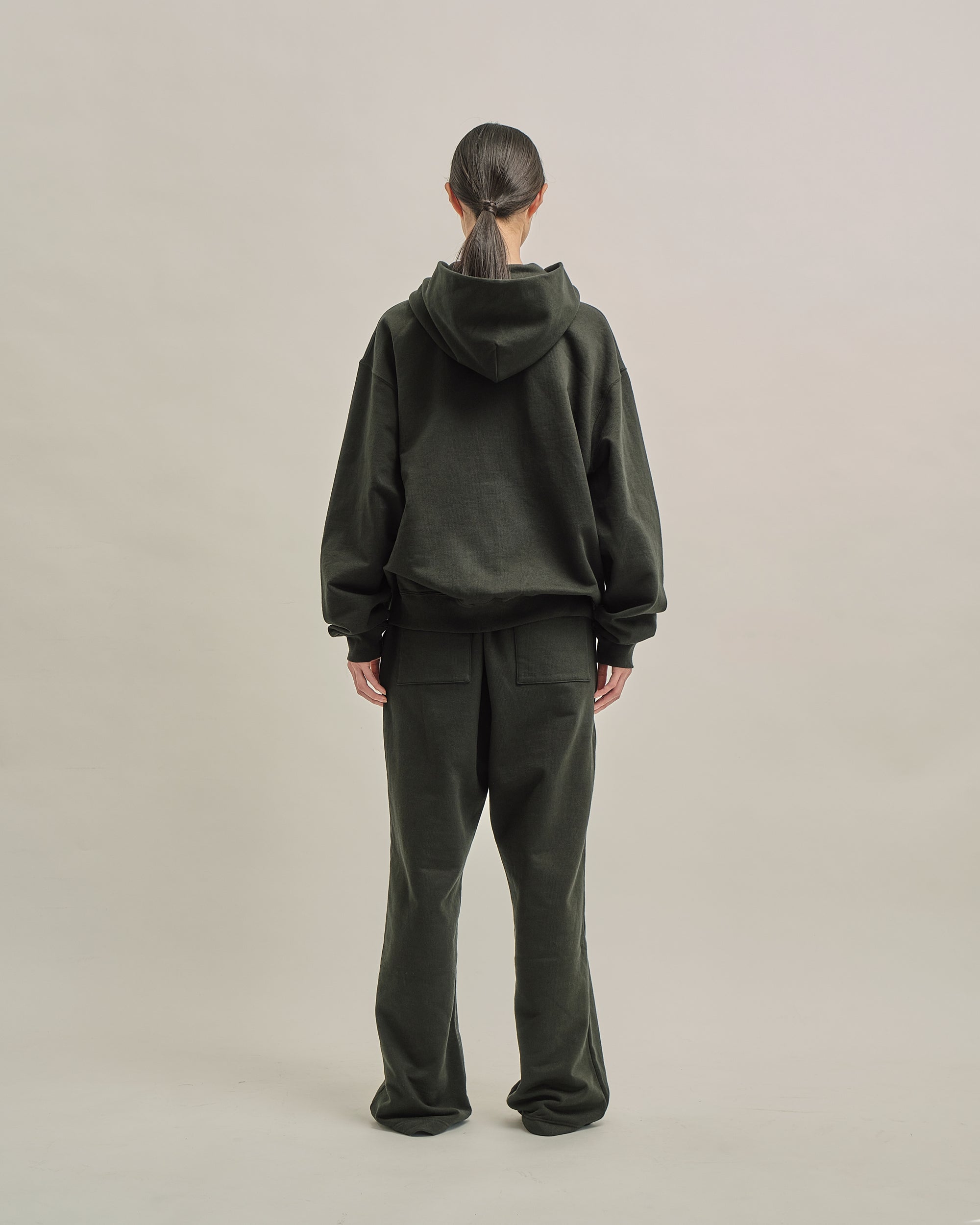 CORE ZIP-UP HOODIE AUTHENTIC BLACK DYED