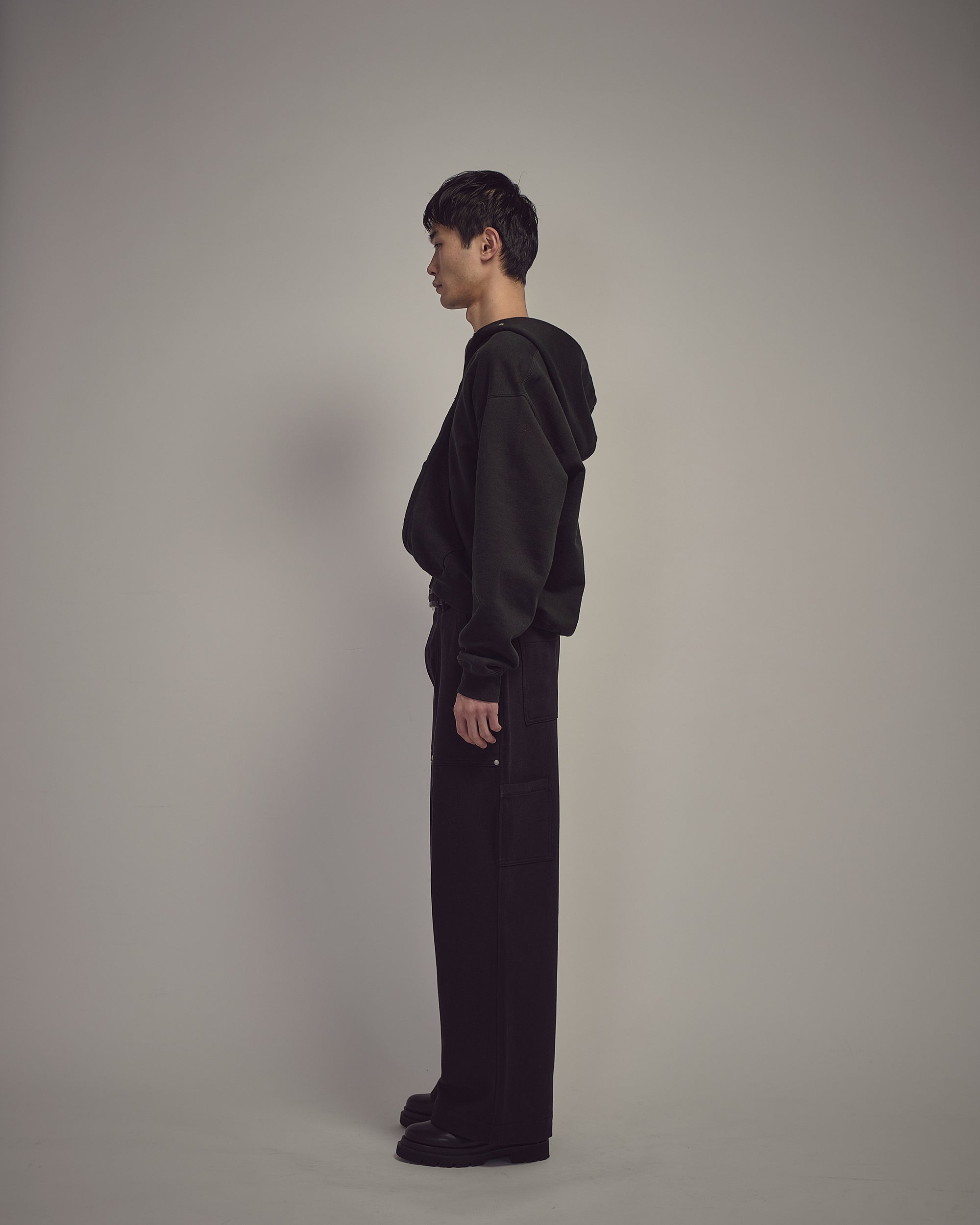 TWILL C/W BAKER PANTS BLACK