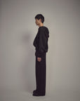 TWILL C/W BAKER PANTS BLACK