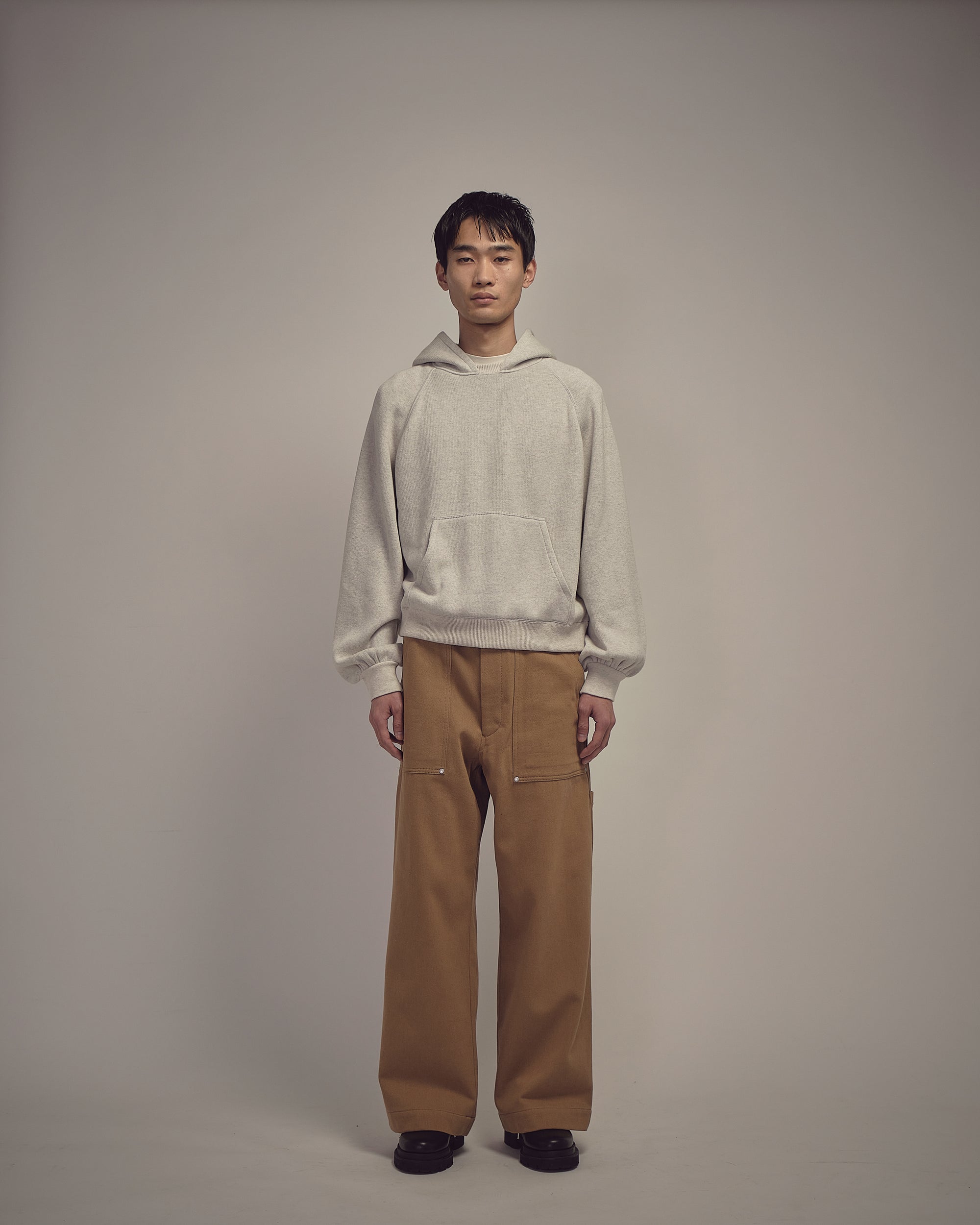 TWILL C/W BAKER PANTS BEIGE