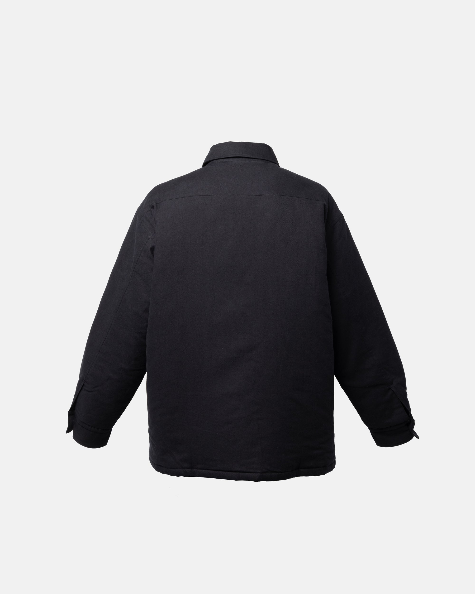 FLANNEL OVER SHIRT BLACK