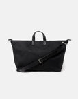 JUTE CANVAS TOTE BAG BLACK