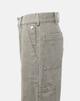 OLIVE DENIM BAKER PANTS