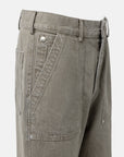OLIVE DENIM BAKER PANTS