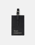 TRAVELER LEATHER TAG BLACK