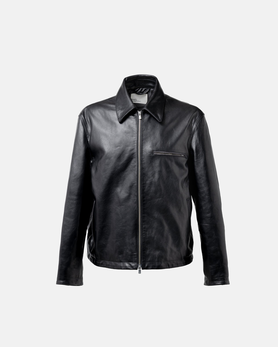 ジャケット・アウター Simply Complicated WORK JACKET 25FW_WORKER_LEATHER_JACKET_01_