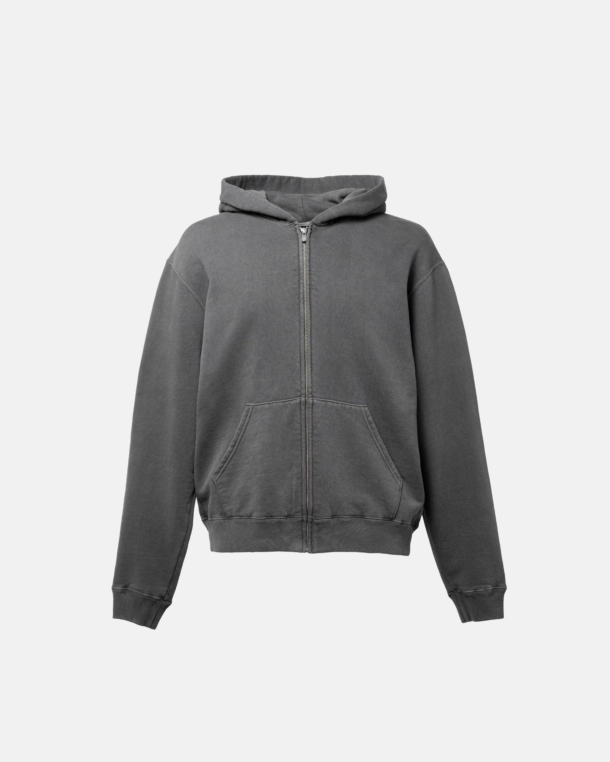 CORE LOOPWHEEL ZIP HOODIE BLACK