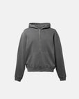 CORE LOOPWHEEL ZIP HOODIE BLACK