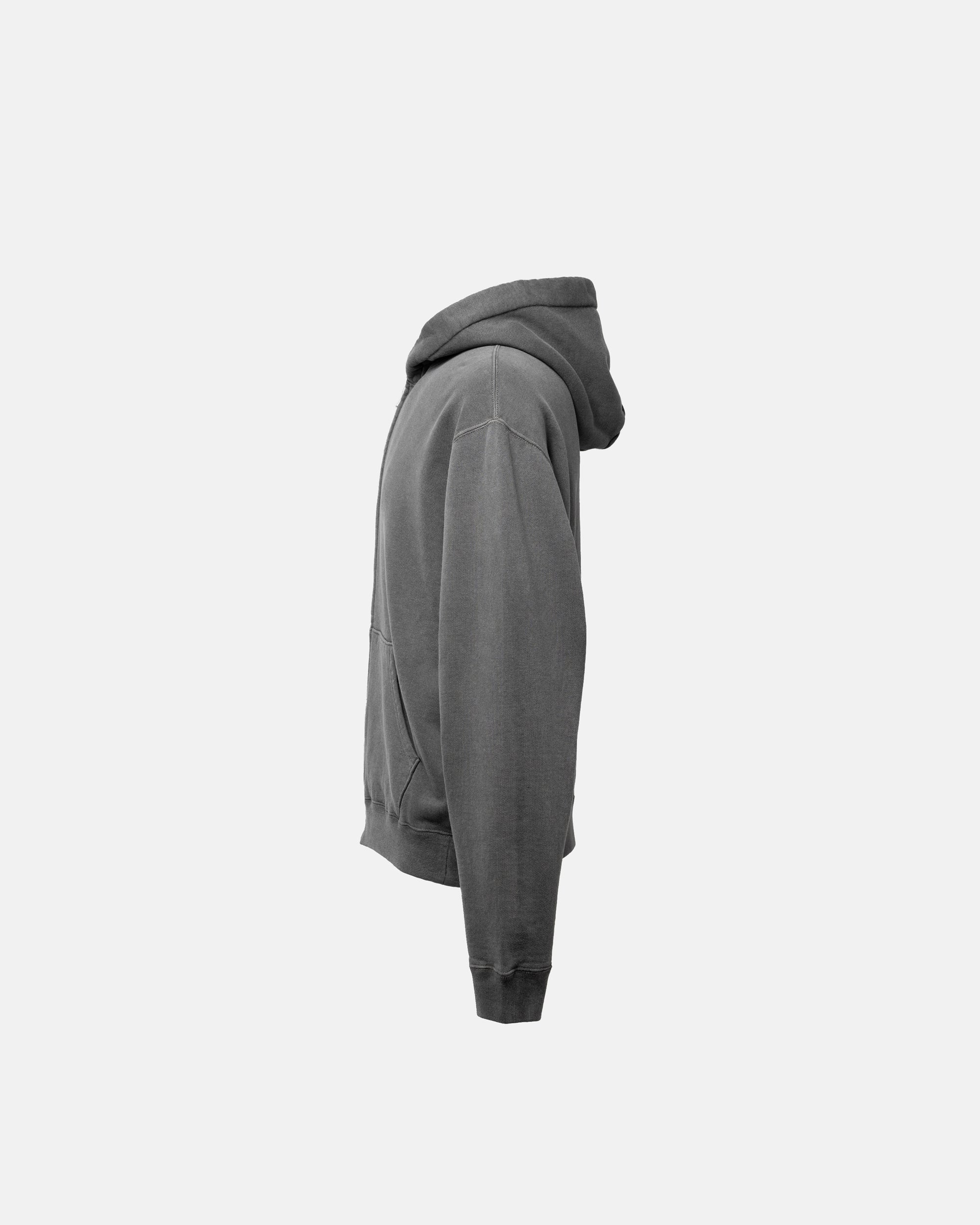 CORE LOOPWHEEL ZIP HOODIE BLACK