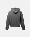 CORE LOOPWHEEL ZIP HOODIE BLACK