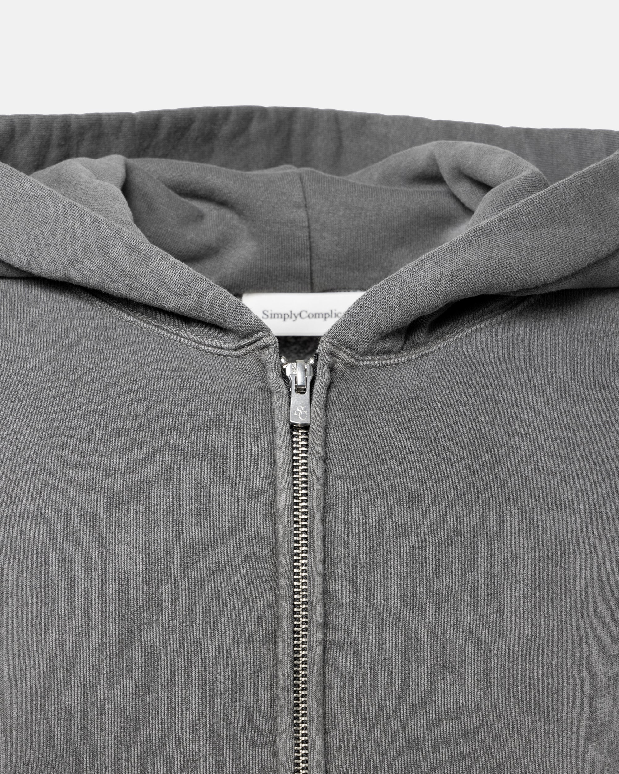 CORE LOOPWHEEL ZIP HOODIE BLACK