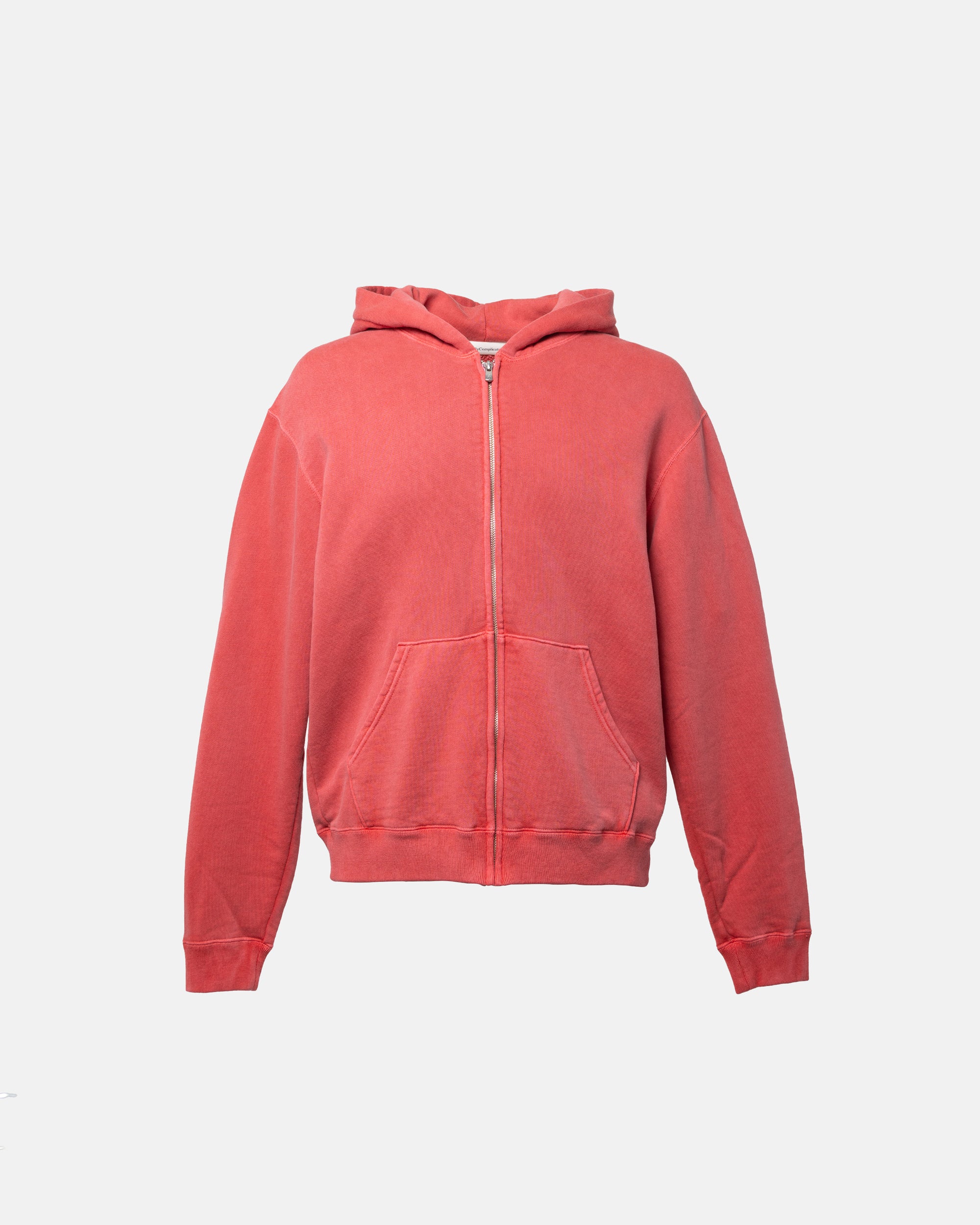 CORE LOOPWHEEL ZIP HOODIE RED