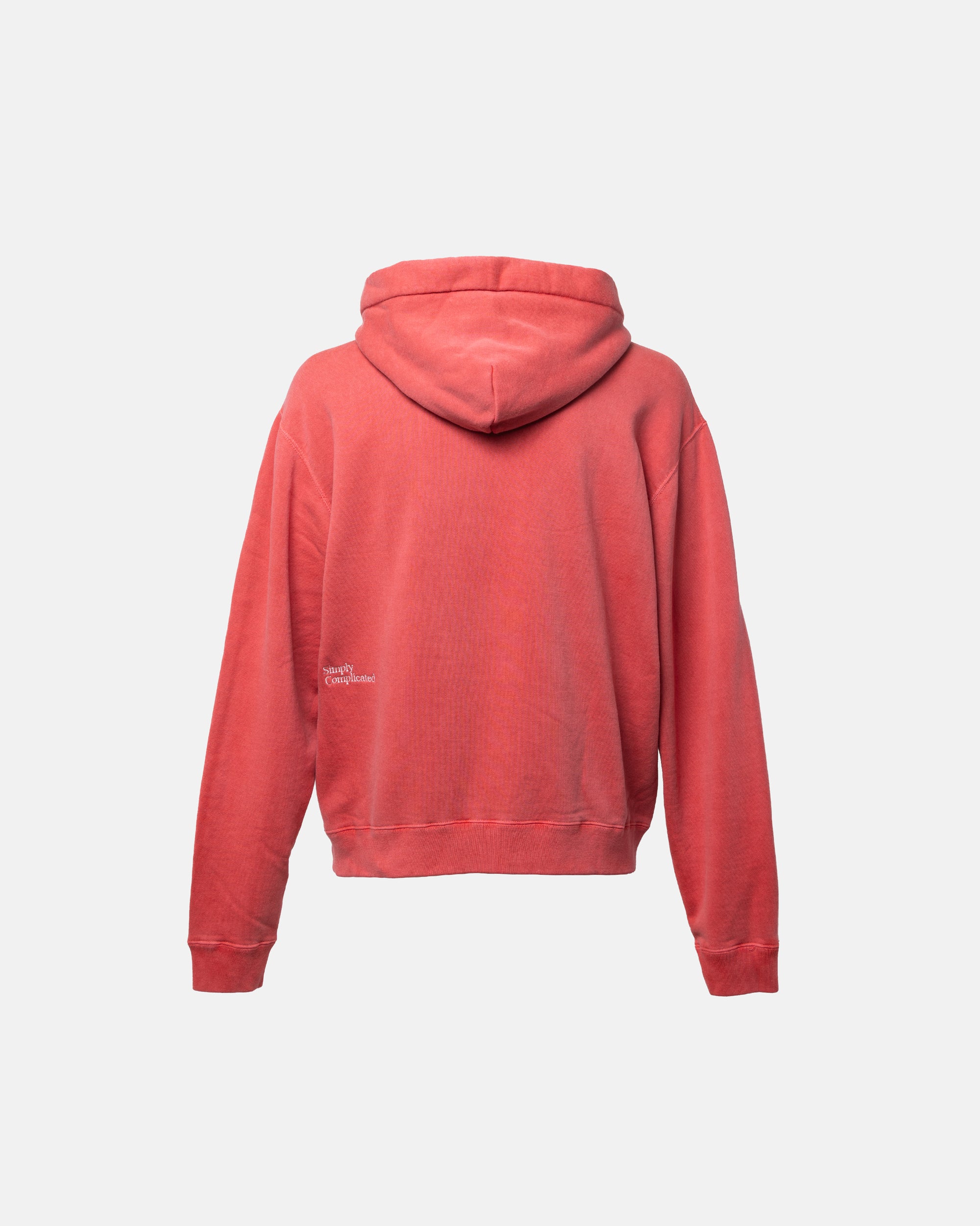 CORE LOOPWHEEL ZIP HOODIE RED